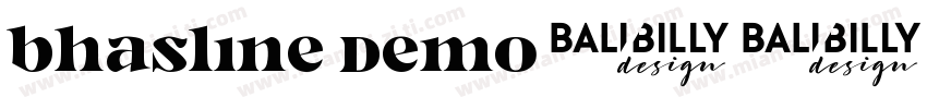 Bhasline Demo字体转换